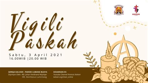 Vigili Paskah Ii April Paroki Lubang Buaya Youtube