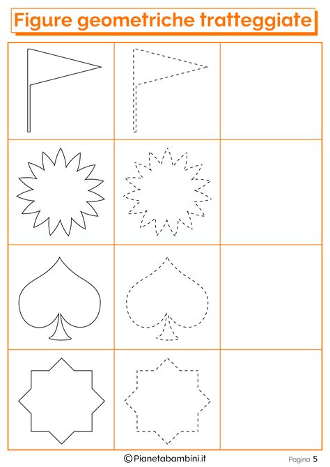 Schede Di Pregrafismo Sulle Figure Geometriche PianetaBambini It