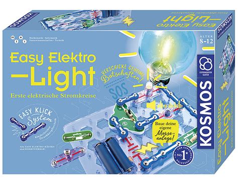 Kosmos Experimentierkasten Easy Elektro Light Robotik Elektro