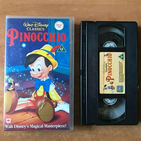 Pinocchio VHS UK Import Luske Hamilton Sharpsteen Ben Amazon