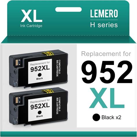 Amazon LEMERO 952XL Black Compatible Ink Cartridges Replacement