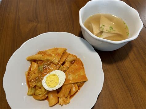 Classic Combo Tteokbokki And Eomuk Guk Rkoreanfood