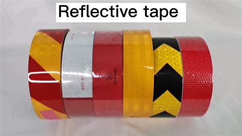 Waterproof Red And White Adhesive Safety Conspicuity Reflector Tape Dot