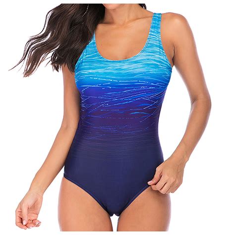Kcodviy Womens Swimming Padded Swimsuit Monokini Push Up Bikini Sets