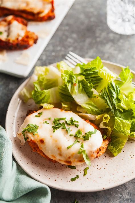 Easy Air Fryer Chicken Parmesan - The Busy Foodie