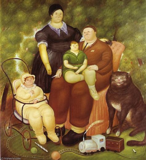 Reproducciones De Bellas Artes Scene De Famille De Fernando Botero