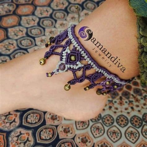 Macrame Anklet Etsy