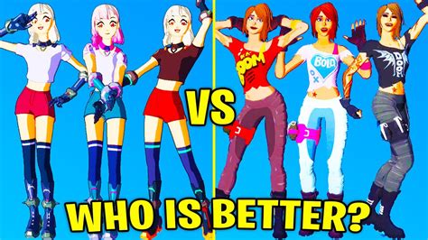 Lexa Vs Tntina In Fortnite Dance Battle Cartoon Girls Skins Battle Youtube