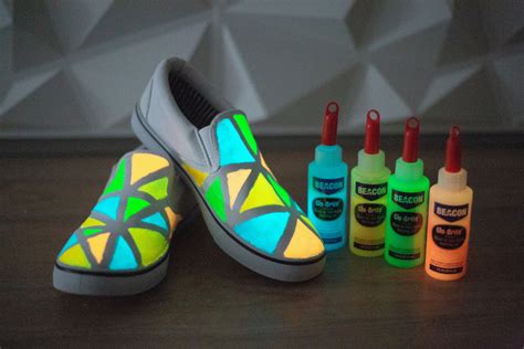 DIY Glow In the Dark Shoes – Craft Box Girls