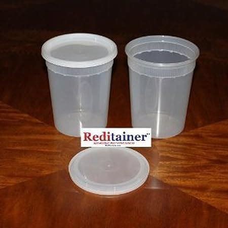 Amazon Reditainer 24 Oz Deli Food Containers W Lids Pack Of 30