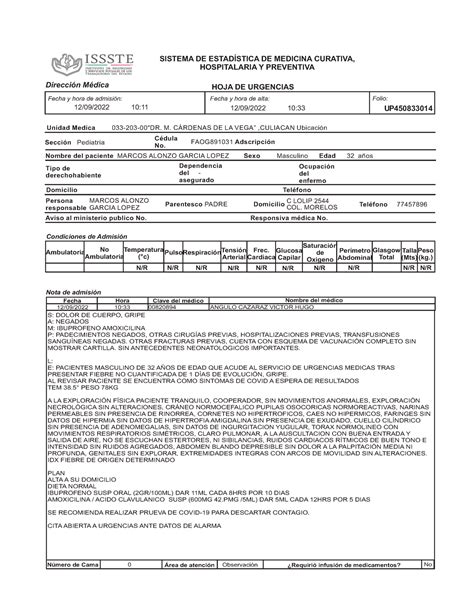 Constancia Medica Del Issste Image To U