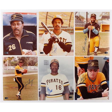 Lot Of Signed Pittsburgh Pirates X Photos With Willie Stargell