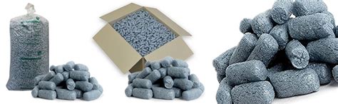 5 Cubic Ft GREY EcoFlo Biodegradable Packing Peanuts Protective