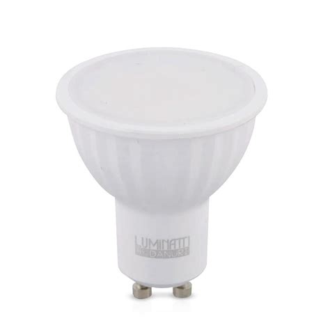 Lâmpada Led Dicróica Luz Amarela Mr16 7W Gu10 2700K Bivolt no Shoptime