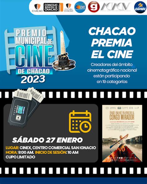 Chacao Reconoce El Talento Nacional Con El Premio Municipal De Cine