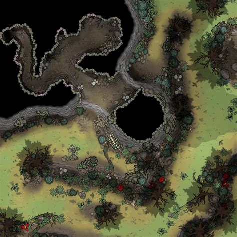 Natural Caves Pack [10 Maps All Free] R Battlemaps