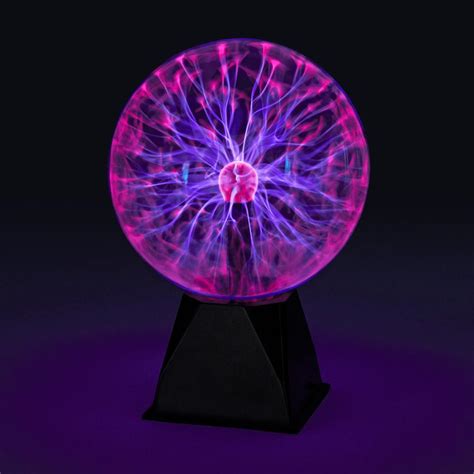 The Plasma Lightning Orb - Hammacher Schlemmer