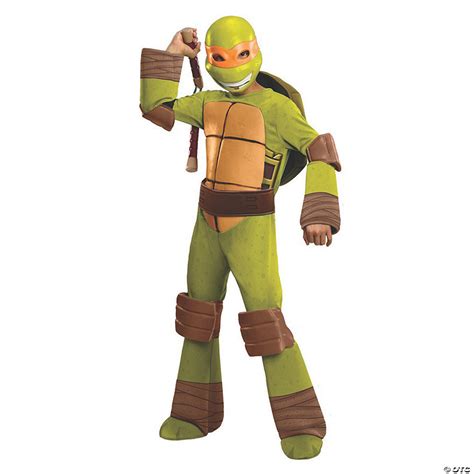 Boy's Deluxe Teenage Mutant Ninja Turtle Michelangelo Costume - Large - Discontinued