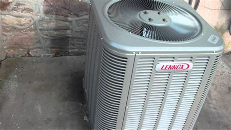 2011 Lennox 13 Seer Central Air Conditioner Running Youtube