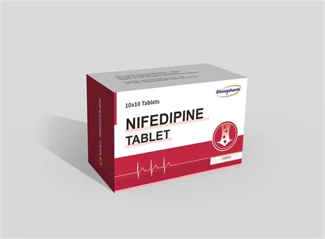 Nifedipine Tablet Mg Western Medicine Gmp China Nifedipine And