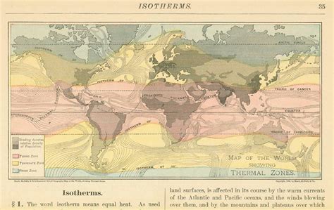 Maps, Weather, Worldmap, Isotherms – Philographikon Antique Maps and Prints