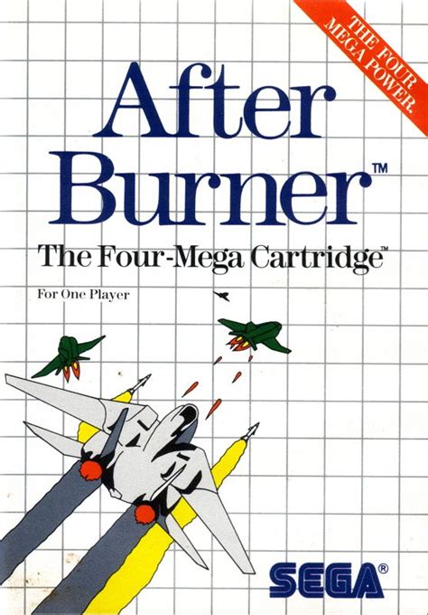 After Burner Sega Master System Box Cover Art Mobygames