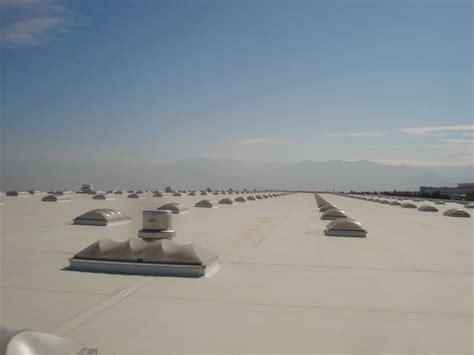 Here are the Trituff Copolyester skylights installed on a warehouse roof in Lebec, CA. Over 350 ...