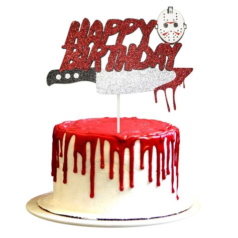 Buy Have A Killer Birthday Cake Topper Jason Friday the 13th Birthday ...