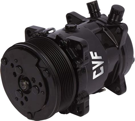 Amazon Black Plated Sanden 508 AC Compressor With Serpentine 8 Rib