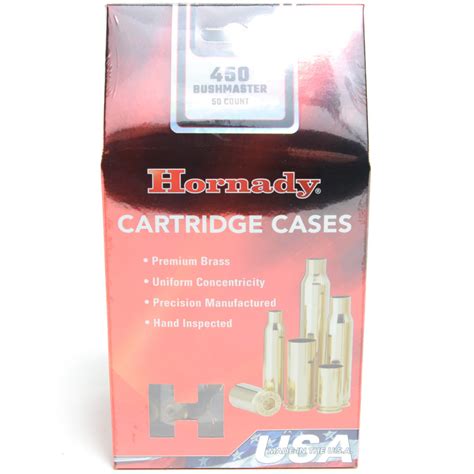 Hornady 450 Bushmaster Brass Bag Of 50 Powder Valley