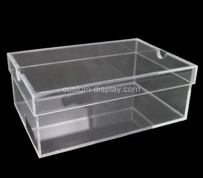 Custom Clear Perspex Storage Box With Lid Acrylic Display Box