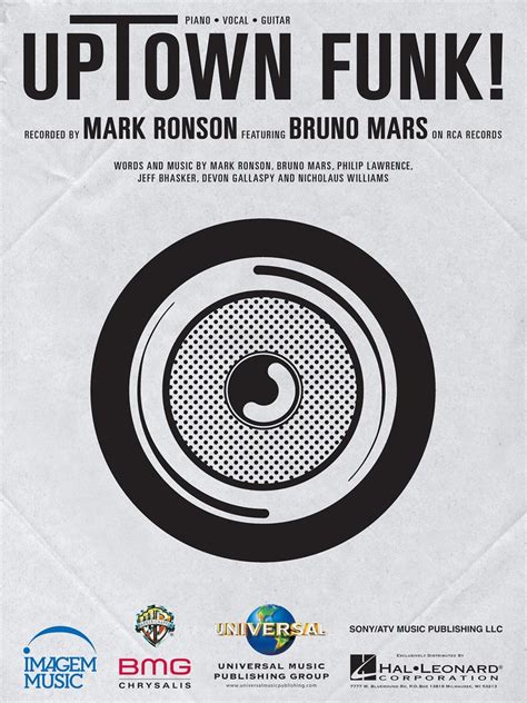 Uptown Funk by Mark Ronson Sheet Music