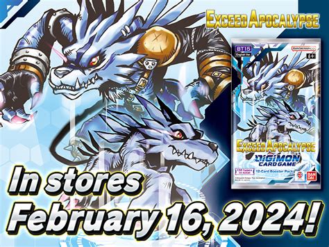 DIGIMON CARD GAME BOOSTER Exceed Apocalypse BT15 PRODUCTSDigimon