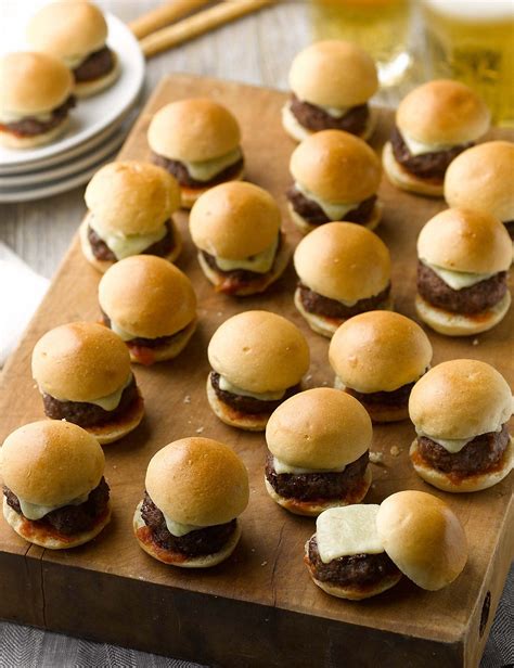 Mini Hamburger Platter Food Mini Hamburgers Party Food Appetizers