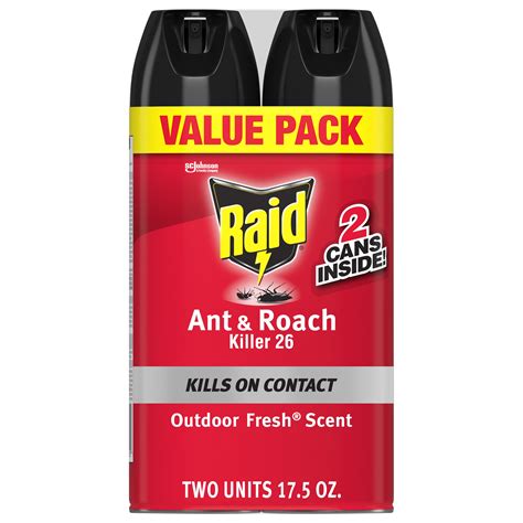 Raid Ant Roach Killer Outdoor Fresh Scent Oz Ct