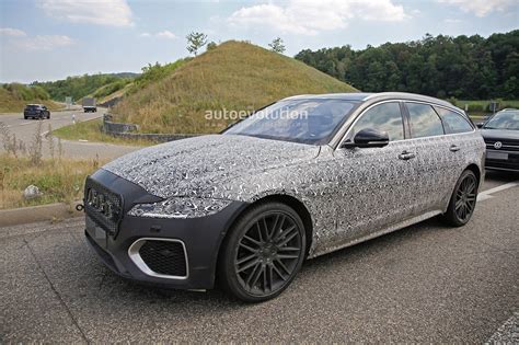 2021 Jaguar Xf Wagon Reveals New Design In Spyshots Has No Exhaust