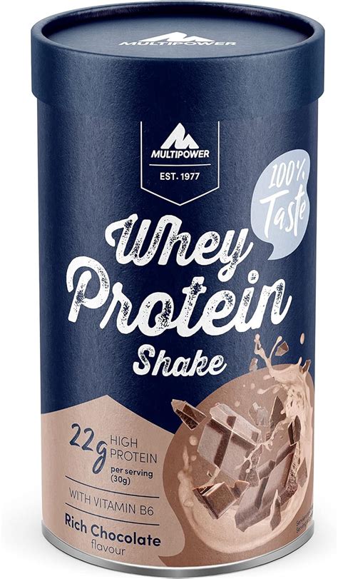 Multipower Whey Protein Shake Pulver G Protein Pulver Mit