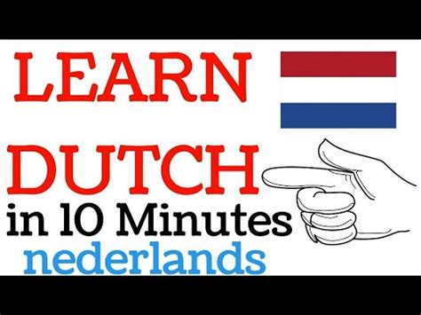 Learn Useful Dutch Phrases In Minutes Nederlands Nt Youtube