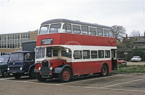 The Transport Library Simonds Botesdale Guy Arab Ouf At Bury St