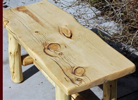 Hand Crafted Rustic Log End Tables Nightstands And Coffee Tables By The Rustic Woodshop