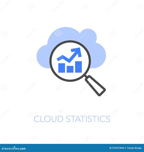 Símbolo De Icono De Estadísticas Simples Visualizadas En La Nube