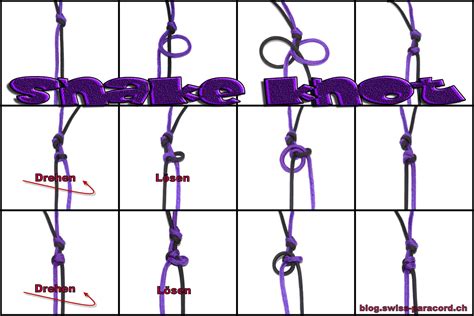 Snake Knoten Tutorial | Swiss Paracord GmbH