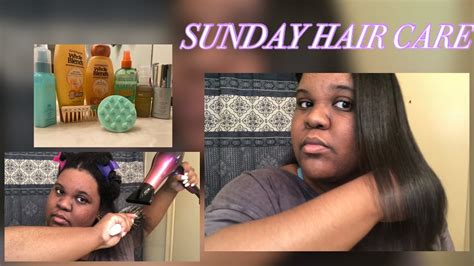 Quick Simple Hair Care Routine Straightening My Hair With Fave Hair Care Products Youtube