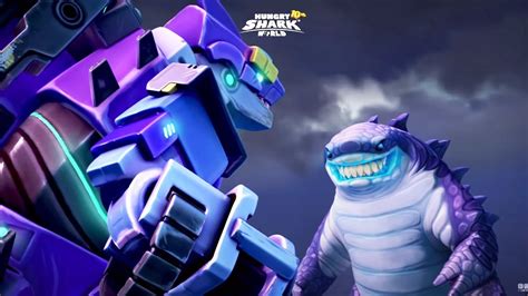 Hungry Shark World Mecha Sharkjira Release Trailer YouTube