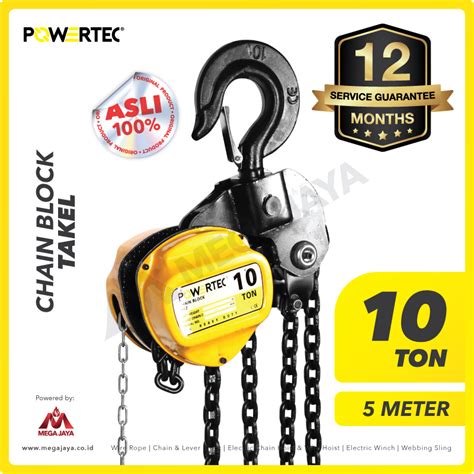 Dapatkan Produk Chain Block Powertec T X M Mm Harga Terjangkau