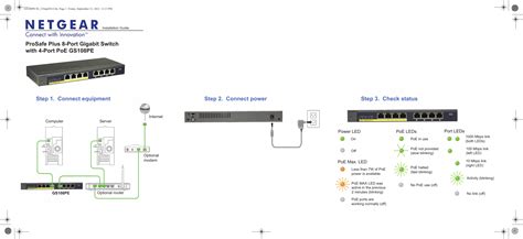 Netgear Prosafe Ethernet Switch Gs Pe Nas Users Manual Plus Port