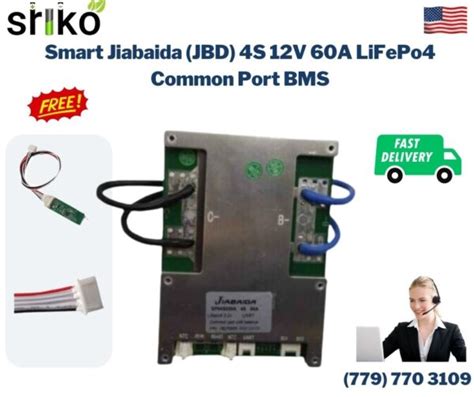 JBDBT 4S LFP 60A Smart Common Port BMS