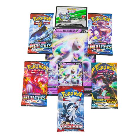 Pokemon TCG Galarian Rapidash V Box Trading Card Games Zatu Games