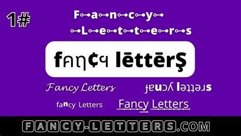 Fancy Letters #𝟙😍 𝕊𝕥𝕪𝕝𝕚𝕤𝕙 Text 𝔣𝔬𝔫𝔱𝔰 Design