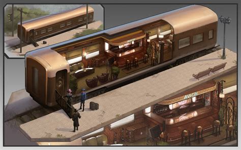 TRAIN BAR design by KrasenMaximov on DeviantArt